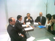 Directors along with senior team members attend Aero India 2011 at Bangalore