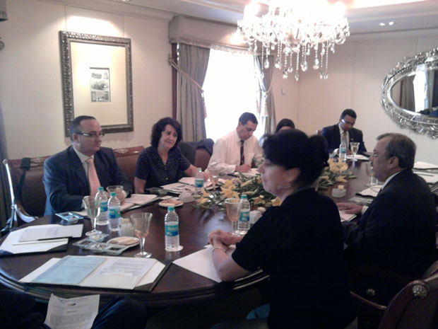 Vyoneeshrosebank Technologies team had a one to one meeting