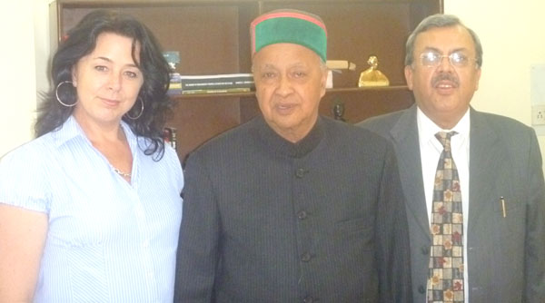 Meeting with the Hon'ble Shri Virbhadra Singh, Union Minister of Small and Medium Enterprises, Govt. of India.